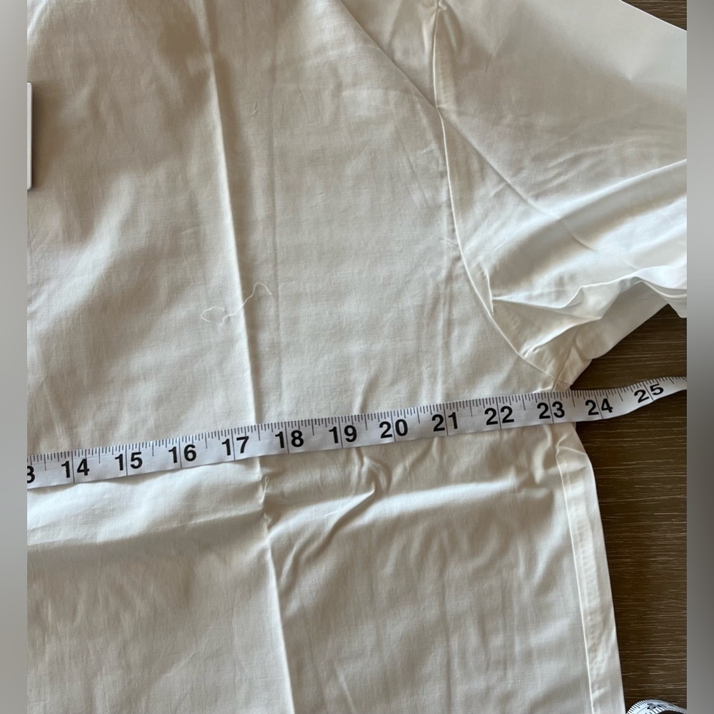 BNWT Anthropologie Classic White Button-Down Tunic - Picture 8 of 9